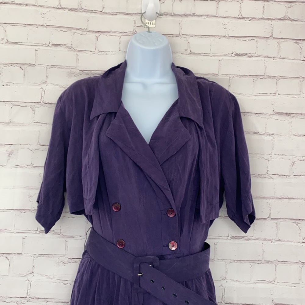 Vintage jumpsuit purple size small - Picture 3 of 16